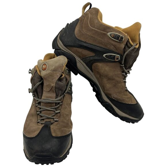 Merrell Continuum Men Hiking Boots Vibram Cadence Sz 10.5 Brown Black Waterproof - Picture 1 of 8